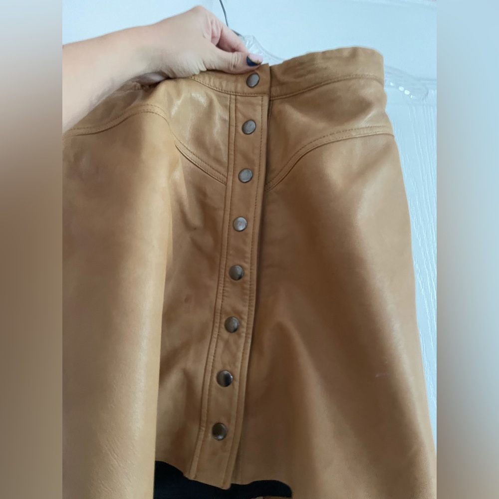 Genuine leather Muubaa skirt